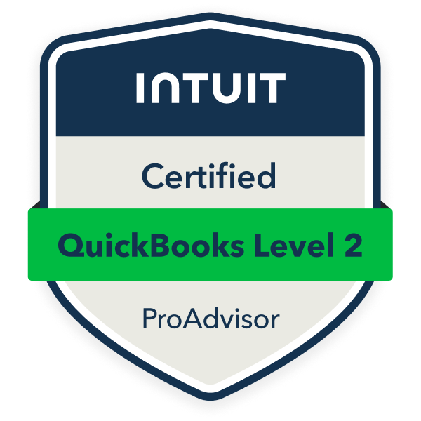 Intuit Certified QuickBooks Level 2 ProAdvisor